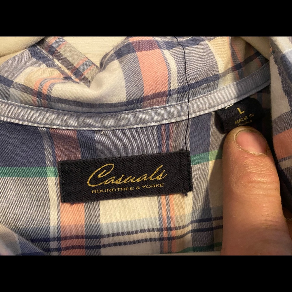 Plaid button down - Picture 3 of 3